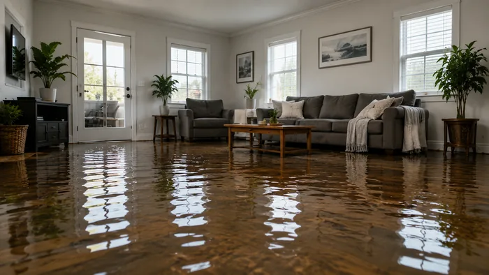 Limpieza después de inundación en Denver, CO